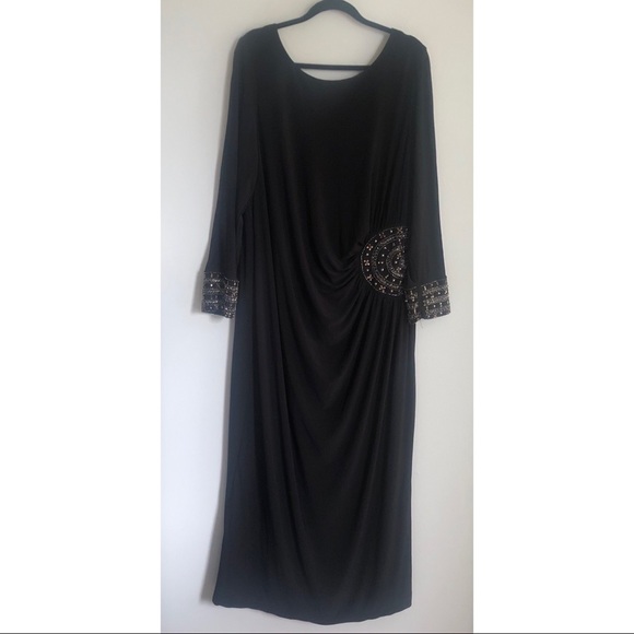 long black dress size 22